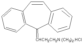 Cyclobenzaprine HCL structural formula