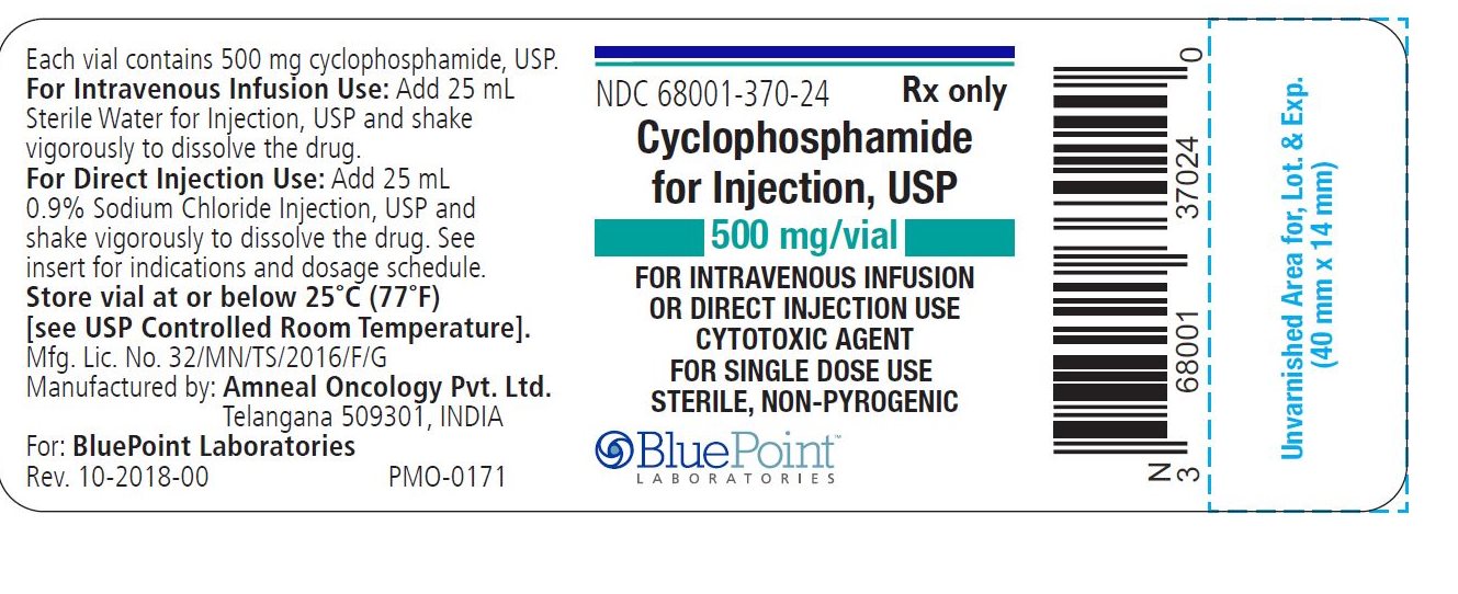 Cyclophosphamide for Injection, USP 500mg/vial