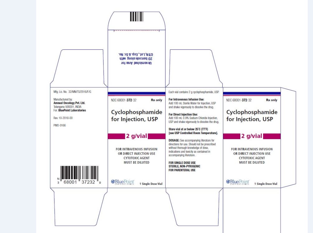Cyclophosphamide for Injection, USP 2 g/vial Carton