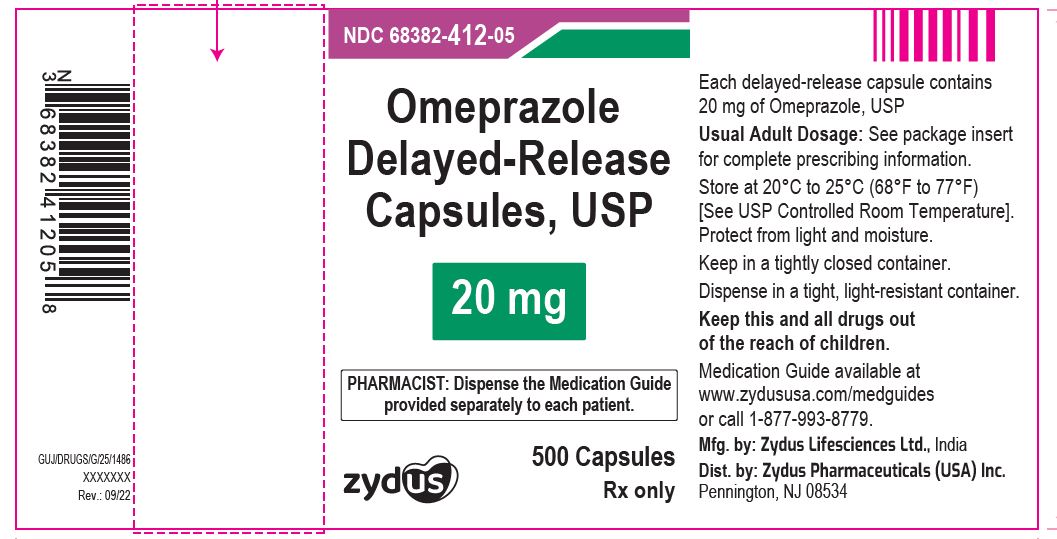 Omeprazole DR Capsules, 20 mg