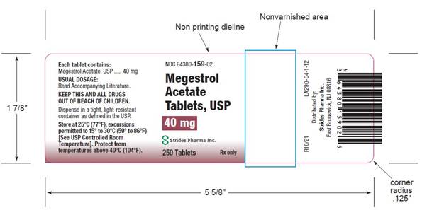 40 mg label - 250 tablets