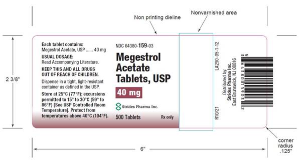 40 mg label - 500 tablets