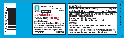Loratadine Tablets 10 mg Bottle Front Layer
