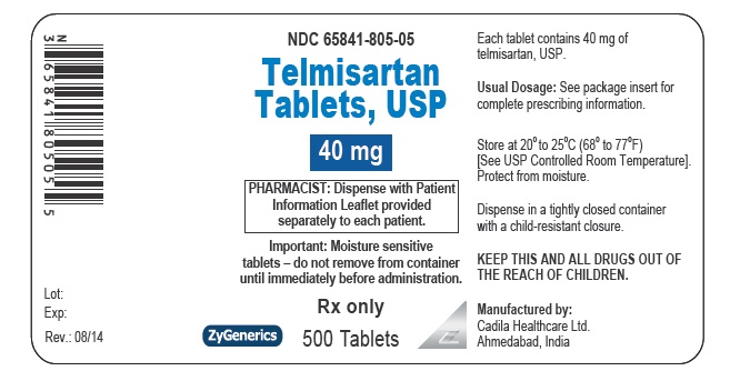 Telmisartan Tablets, 40 mg