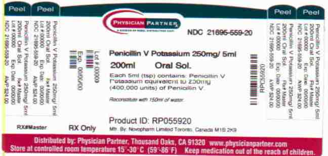 Penicillin V Potassium 250mg/5ml