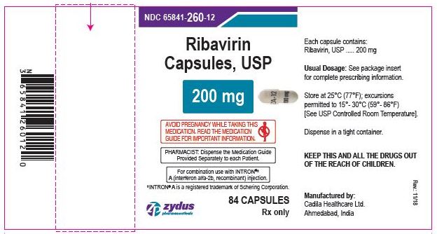Ribavirin Capsules, 200 mg
