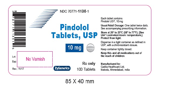 container label of 100 tablets - 10 mg
