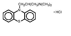 Structured product formula for Promethazine