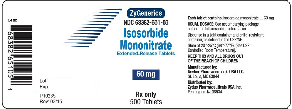 Bottle Label 60 mg 500 count