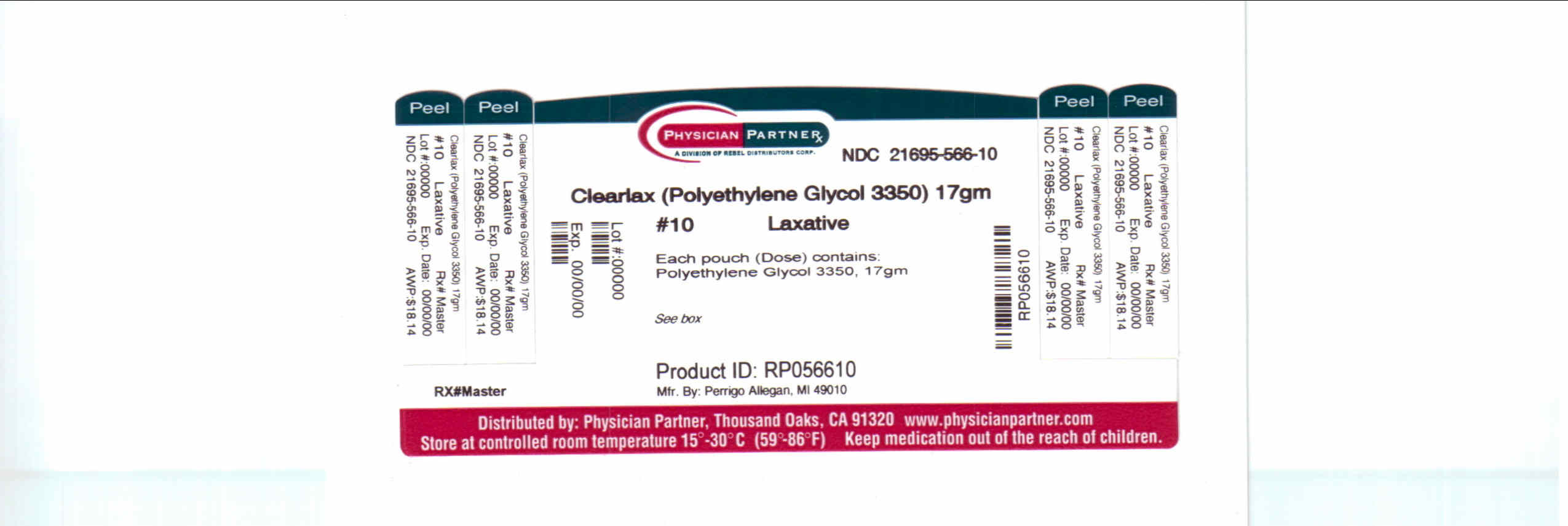 Clearlax (Polyethylene Glycol) 17gm