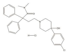 Loperamide HCl Structural Formula