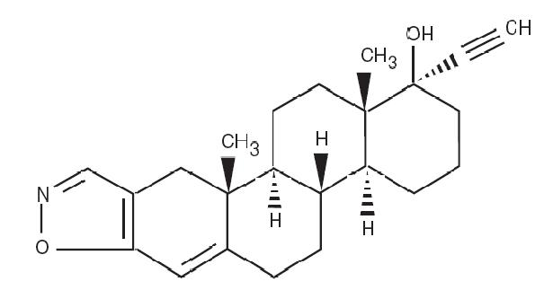 Danazol Molecular Structure
