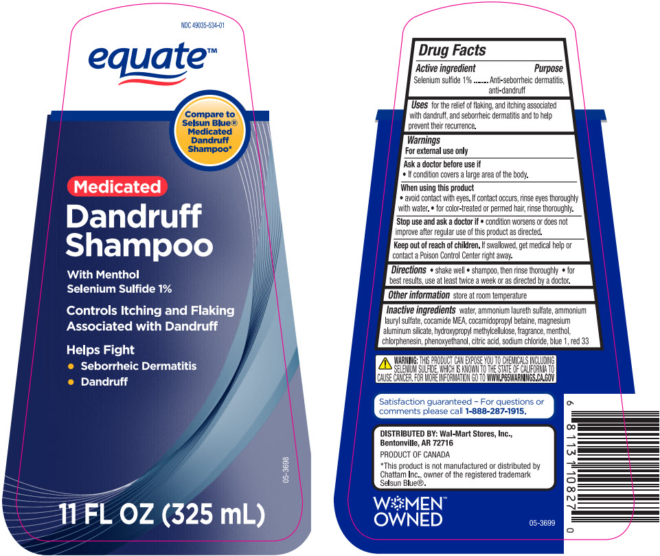 Equate Medicated Dandruff Anti-dandruff | Selenium Sulfide Shampoo Breastfeeding