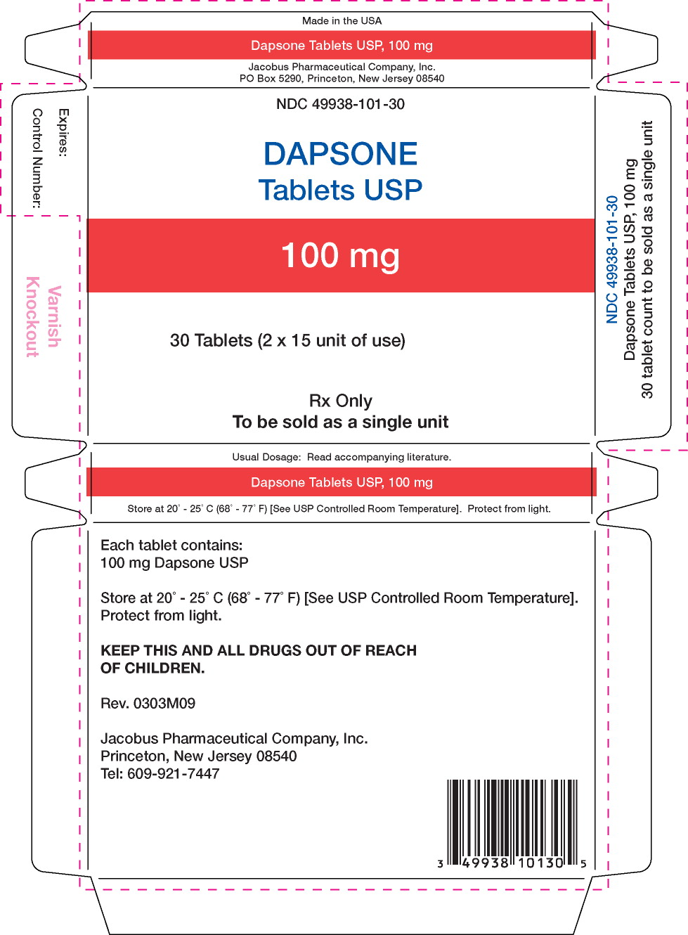 Principal Display Panel – 100 mg Carton Label

