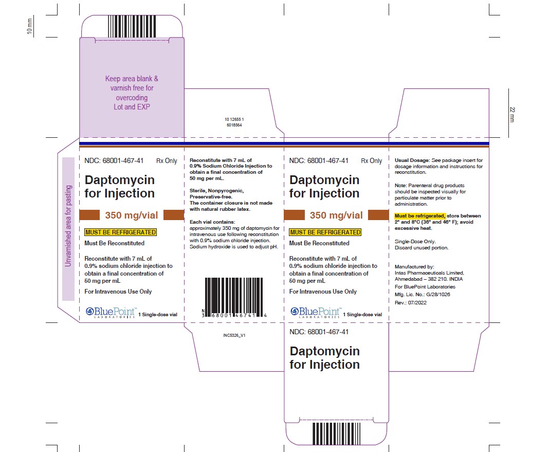 Daptomycin for Injection 350mg/vial - carton