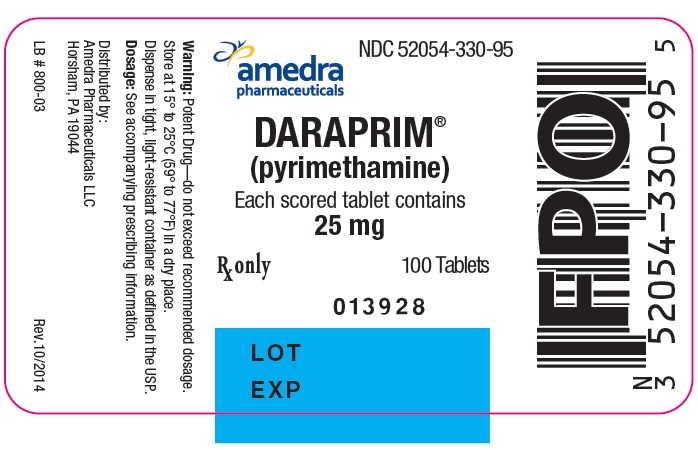 Daraprim Tablets 25 mg - 100 Tablets - Amedra Pharmaceuticals