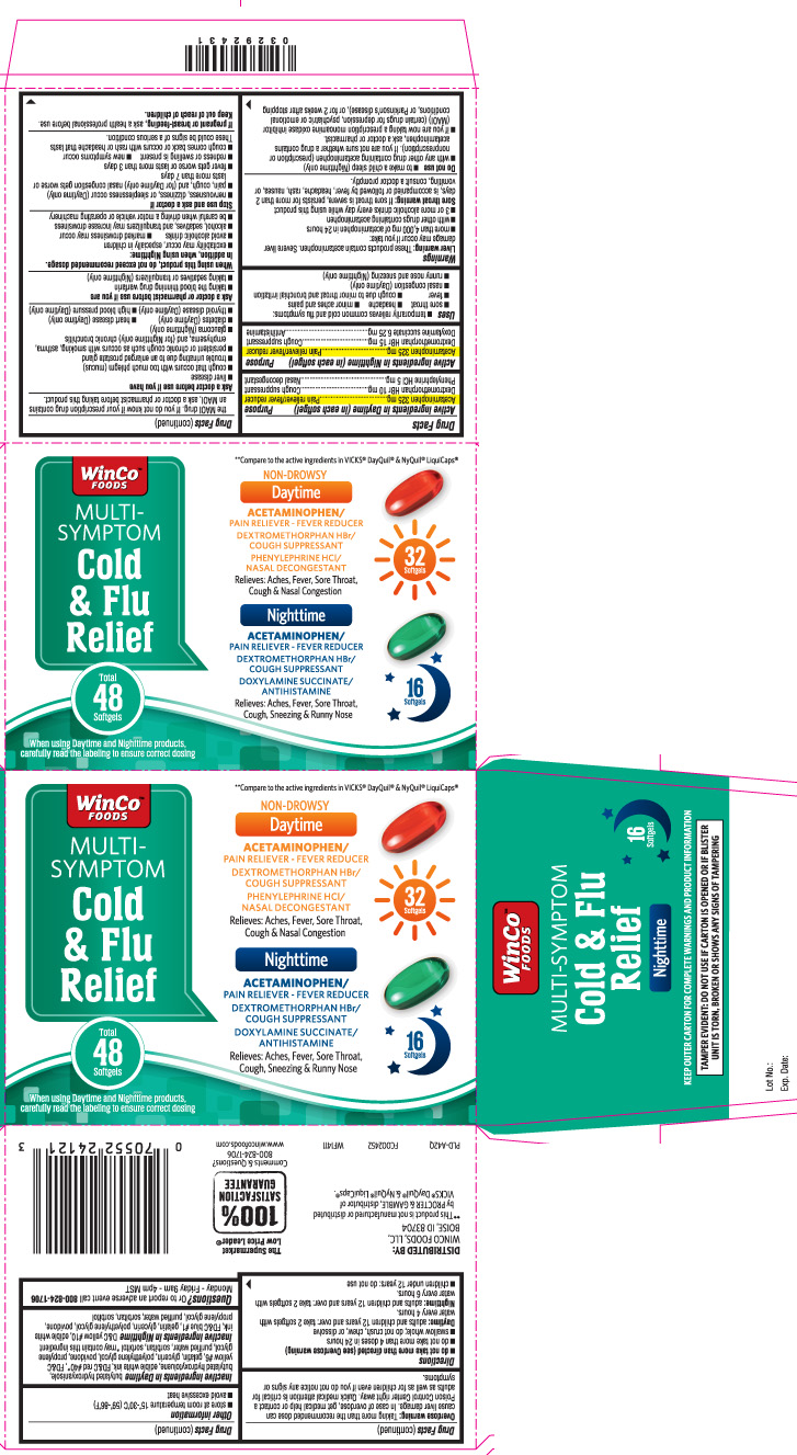 Acetaminophen 325 mg, Dextromethorphan HBr 10 mg,Phenylephrine HCl 5 mg, Dextromethorphan HBr 15 mg, Doxylamine succinate 6.25 mg