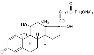 Prednisolone Sodium Phosphate (structural formula)