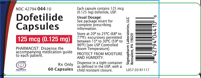 Principal Display Panel - 125 mcg (0.125 mg) Capsules Bottle Label