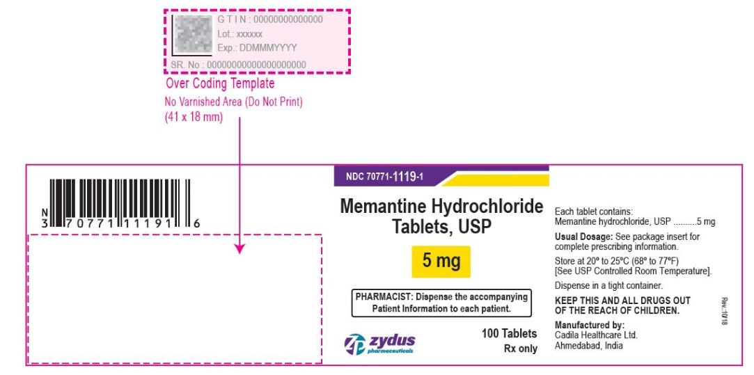 Memantine Hydrochloride Tablets