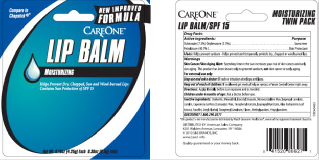 Care One Moisture Spf 15 Lip Balm | Oxybenzone, Octinoxate, Petrolatum Stick Breastfeeding