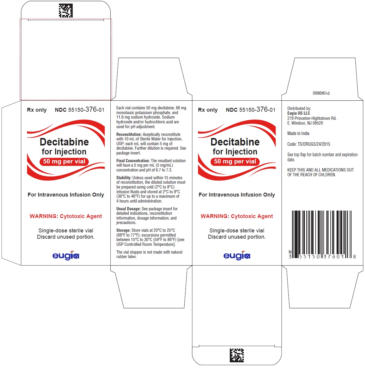 PACKAGE LABEL-PRINCIPAL DISPLAY PANEL-50 mg per vial - Container-Carton (1 Vial)