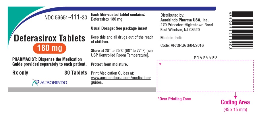 PACKAGE LABEL-PRINCIPAL DISPLAY PANEL - 180 mg (30 Tablet Bottle)