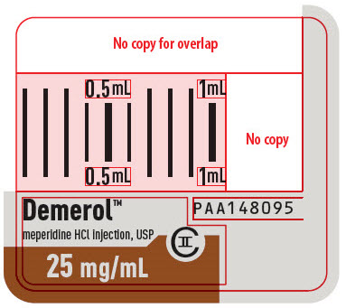 PRINCIPAL DISPLAY PANEL - 25 mg/mL Syringe Chamber Label