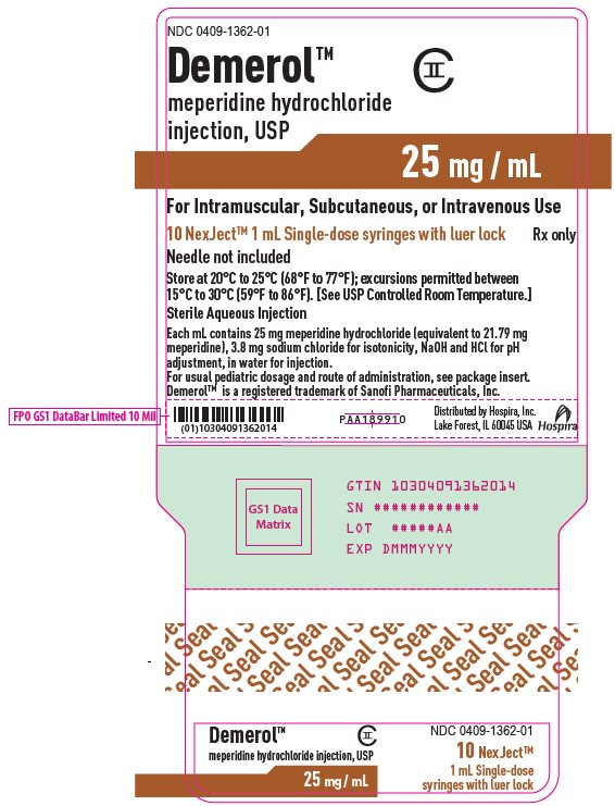 PRINCIPAL DISPLAY PANEL - 25 mg/mL Syringe Cello Pack