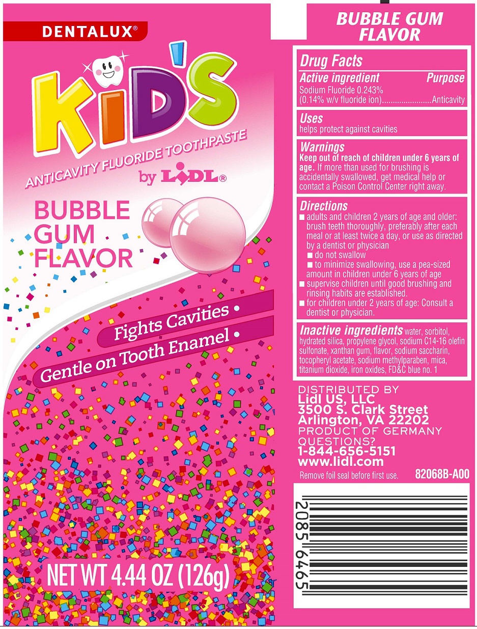 Dentalux Kids Anticavity Fluoride Tooth Bubble Gum | Sodium Fluoride Paste while Breastfeeding
