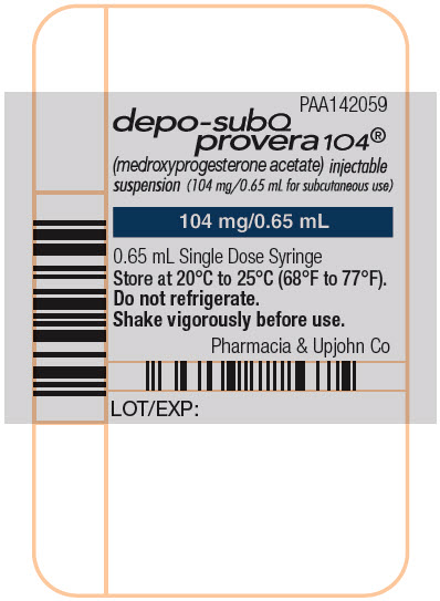 PRINCIPAL DISPLAY PANEL - 0.65 mL Syringe Label