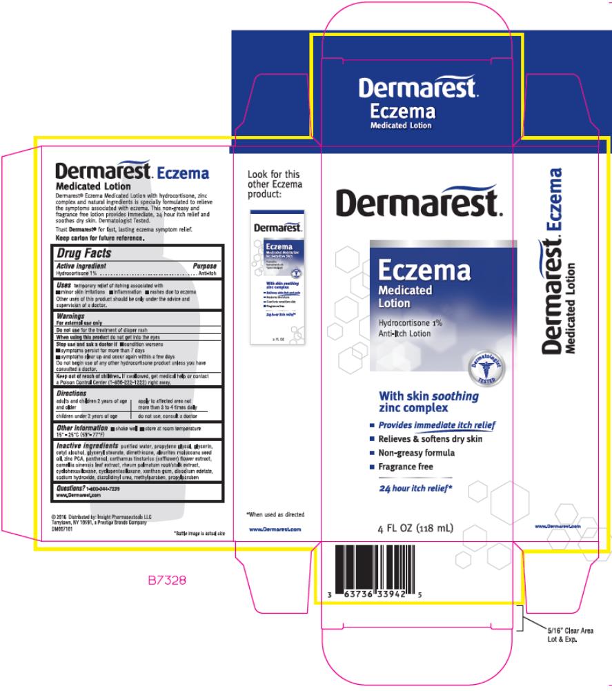 PRINCIPAL DISPLAY PANEL 
Dermarest®

Eczema
Medicated
Lotion

Hydrocortisone 1%
Anti-Itch Lotion
4 FL OZ (118 mL)
