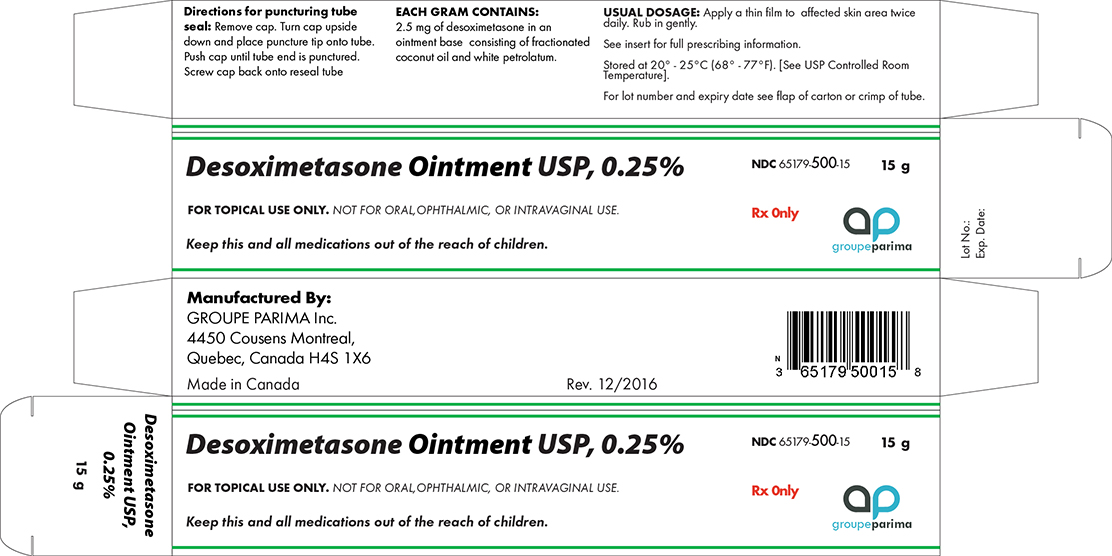 Desoximetasone Ointment USP, 0.25% 15g Pack