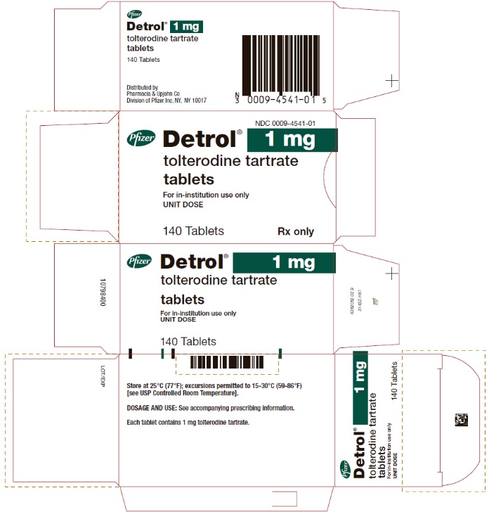 PRINCIPAL DISPLAY PANEL - 1 mg Tablet Unit Dose Carton