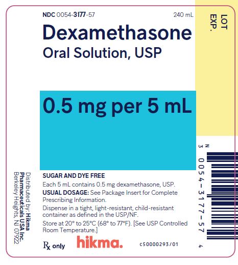 0.5 mg per 5 mL Oral Solution Bottle Label