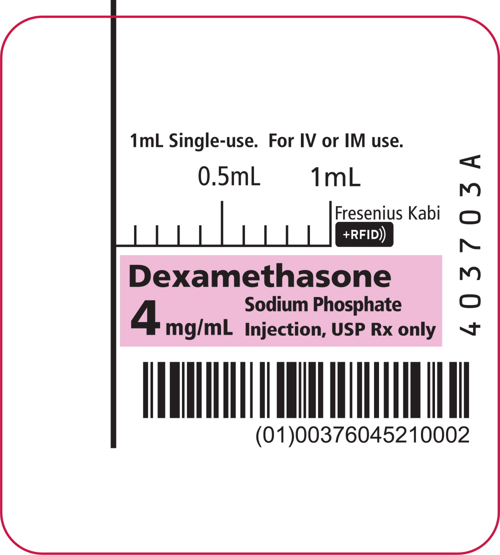 PACKAGE LABEL - PRINCIPAL DISPLAY - Dexamethasone 1 mL Syringe Label
