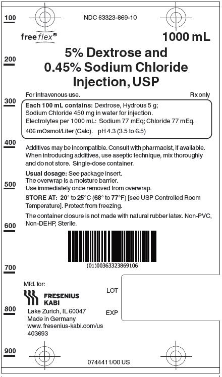 PACKAGE LABEL - PRINCIPAL DISPLAY – Dextrose and Sodium Chloride 1000 mL Bag Label
