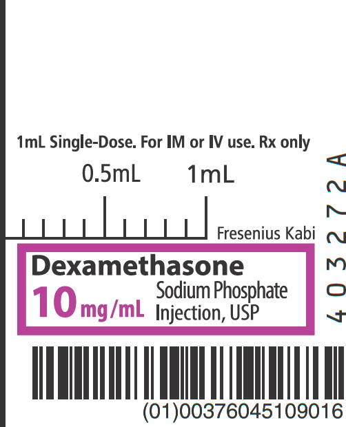 PACKAGE LABEL - PRINCIPAL DISPLAY - Dexamethasone 1 mL Syringe Label
