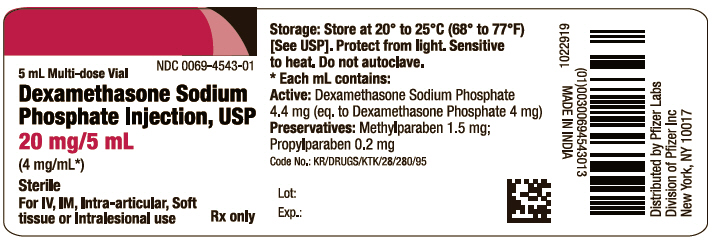 Principal Display Panel - 20 mg/5 mL Vial Label