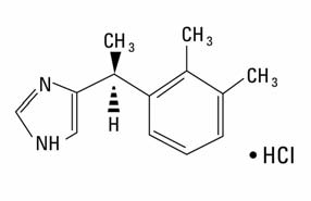 Structural formula for Dexmedetomidine