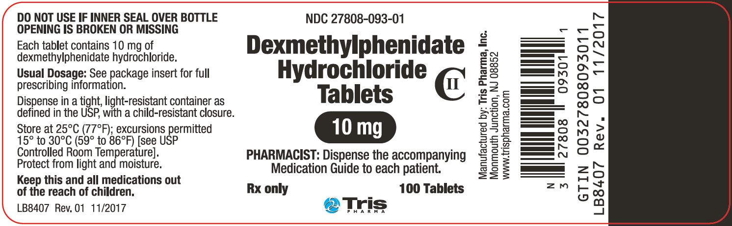 10 mg label - Tris