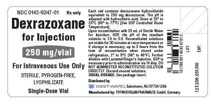 250 mg vial label