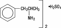 structural formula for amphetamine sulfate