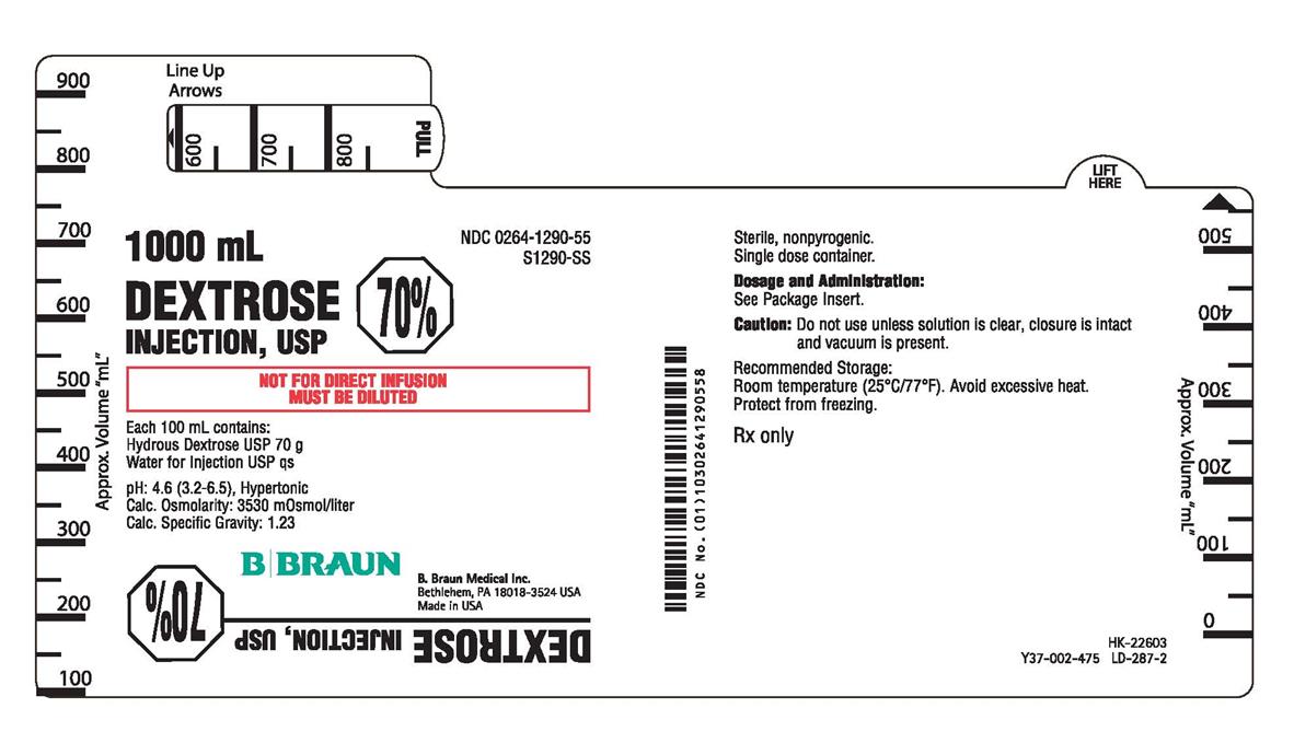 S1290-SS 1000 mL Container Label