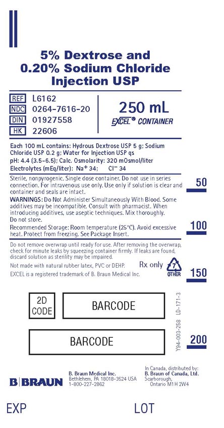 250 mL Container Label L6162