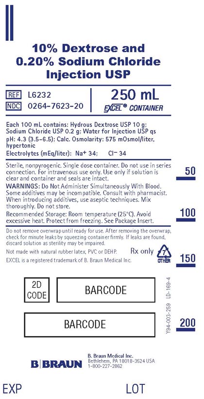 250 mL Container Label L6232