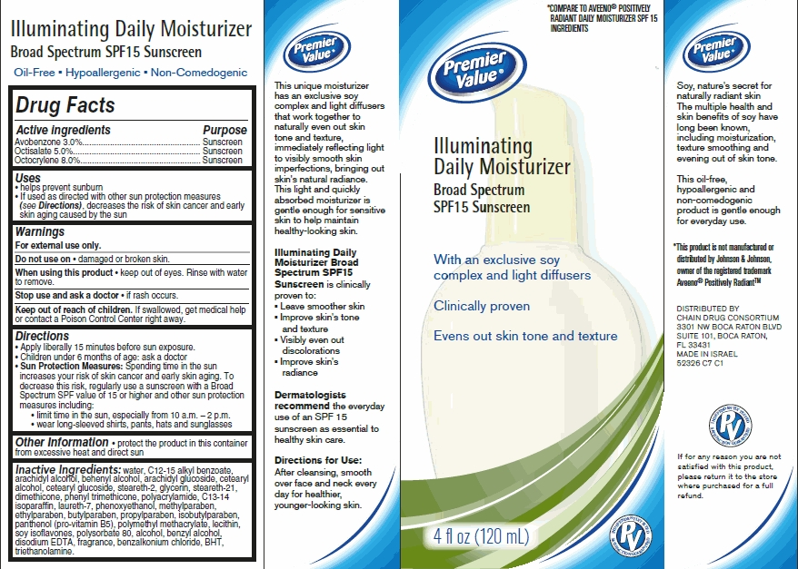Premier Value Illuminating Daily Moisturizer | Avobenzone, Octisalate, Octocrylene Cream Breastfeeding