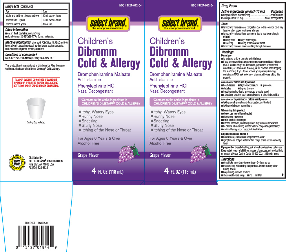 Brompheniramine Maleate 2 mg, Phenylephrine HCI 5 mg