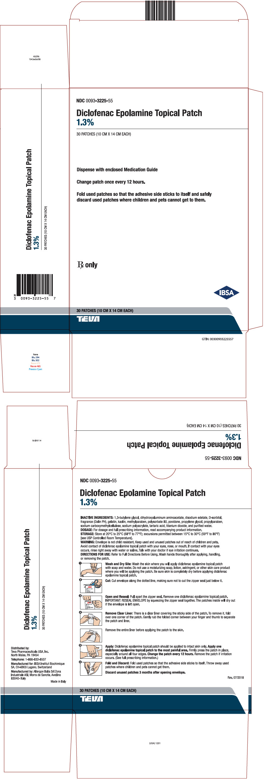 PRINCIPAL DISPLAY PANEL - 30 Patch Pouch Carton