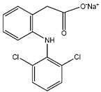 Diclofenac Sodium chemical structure